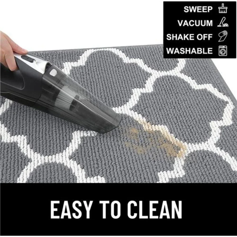 Indoor Door Mat, 36x24, Non-Slip Absorbent Resist Dirt Entrance Mat, Washable
